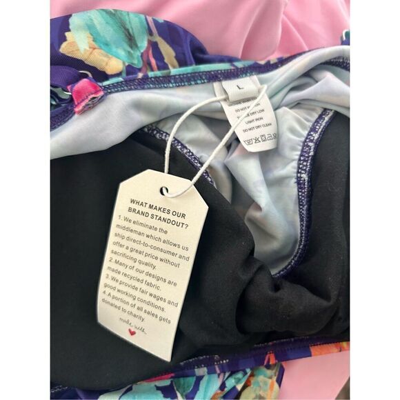 Unbranded Floral Tankini Top - Picture 4 of 7